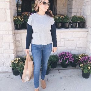 Madewell crop sweater